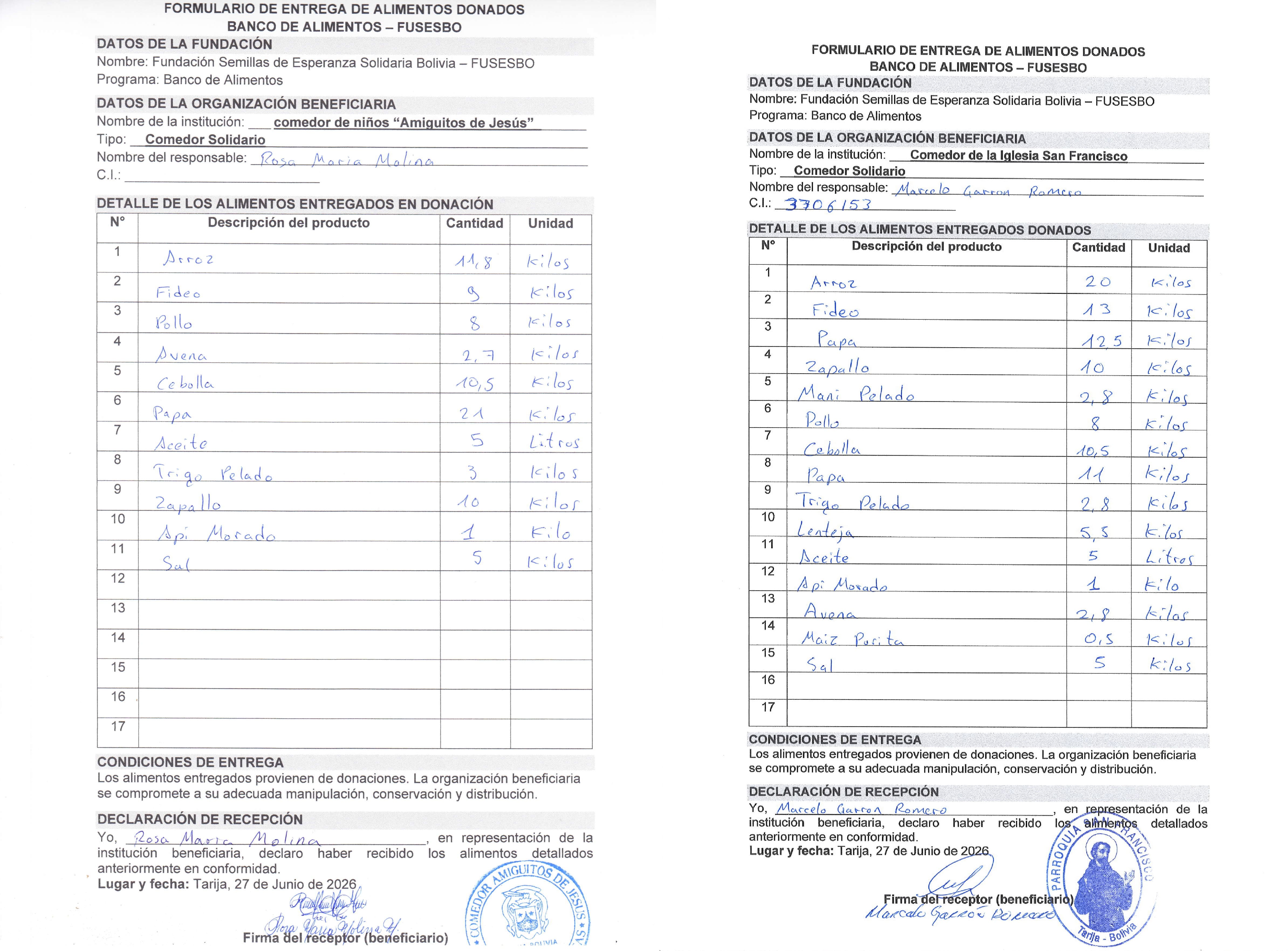 actas de entrega 27 junio uajms